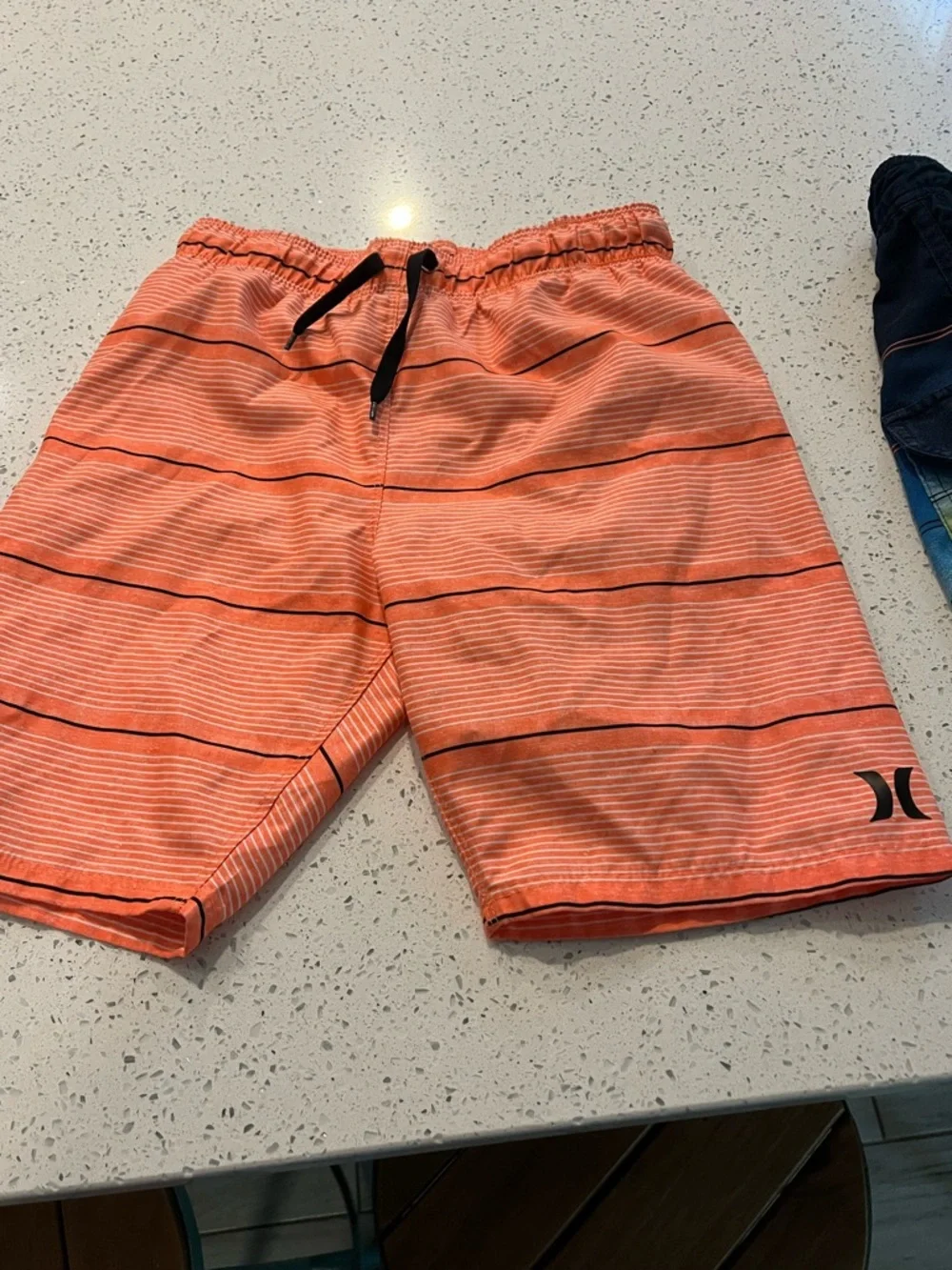 Hurley, Ocean Coast, & Wonder Nation Boys' Multi-Stripe Board Shorts Trio - Picture 7 of 14